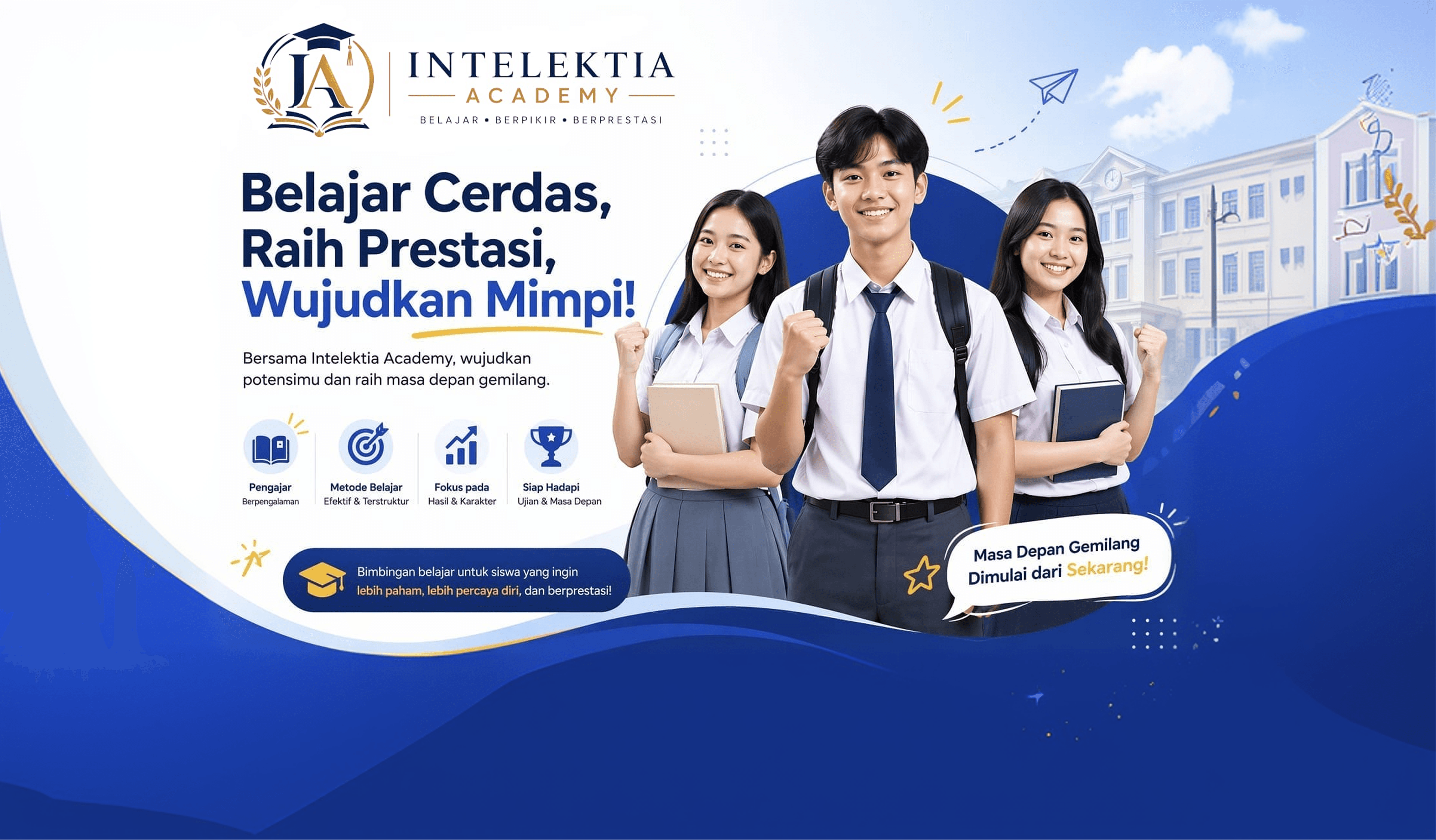 Belajar Cerdas, Raih Prestasi, Wujudkan Mimpi! - Intelektia Academy